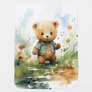Introducing our The cutest Teddy Bear themed baby  Blanket