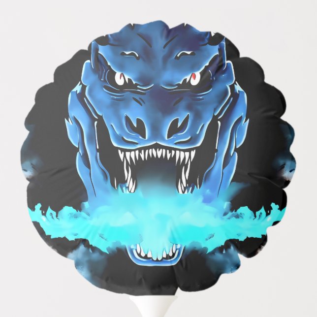 Introducing the Breathtaking Blue Flame Kaiju  Balloon (Back)