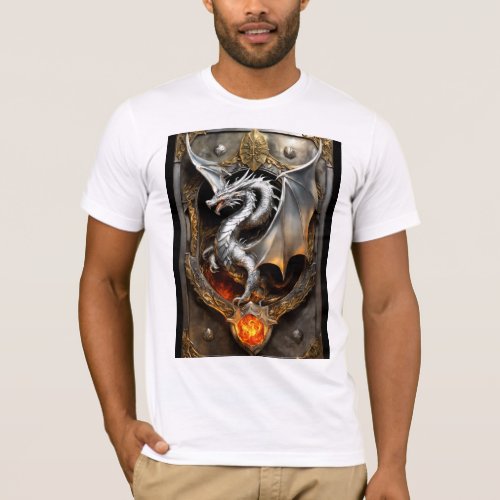 Introducing the majestic China Dragon design T_Shirt