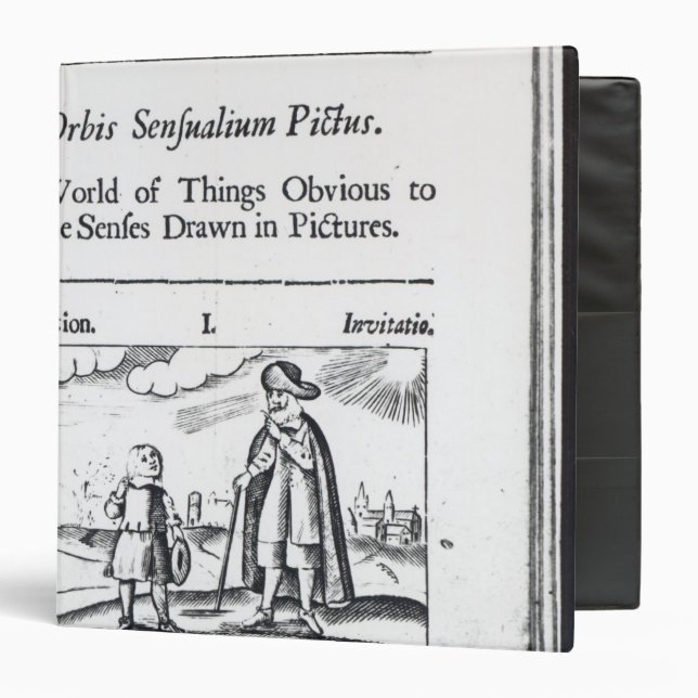 Introduction to 'Orbis Sensualium Pictus' 3 Ring Binder (Front/Inside)