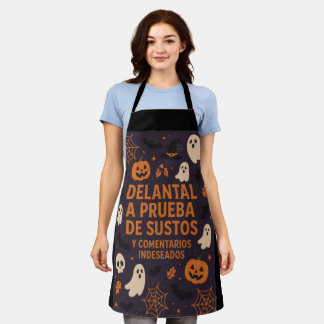 Introductory Halloween-style front Apron