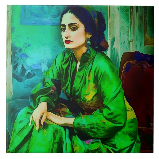 Introspection  ceramic tile (Front)