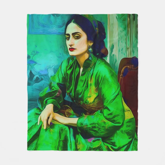 Introspection  fleece blanket (Front)
