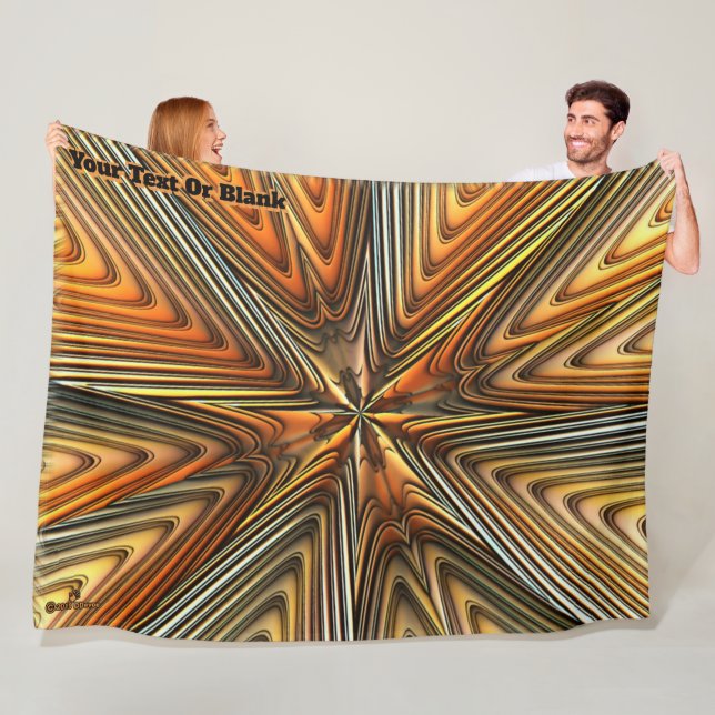 Introspection Fleece Blanket (In Situ)