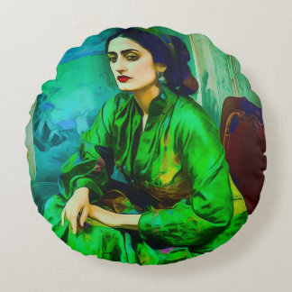 Introspection  round pillow
