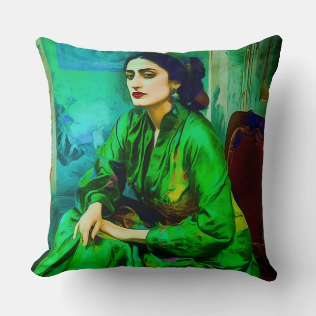 Introspection  throw pillow (Front)