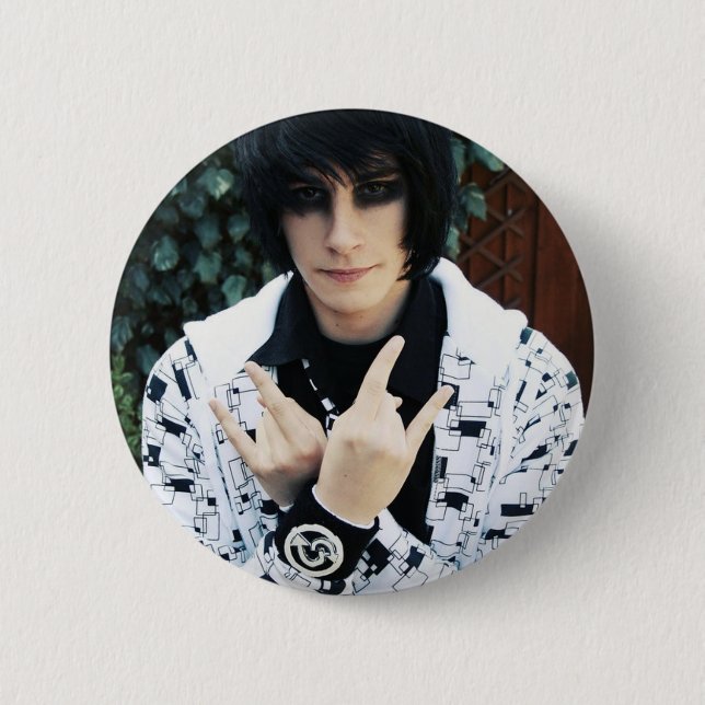 Introspective Emo Ranger Button (Front)