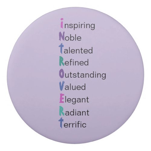 Introvert acrostic _ positives and qualities erase eraser
