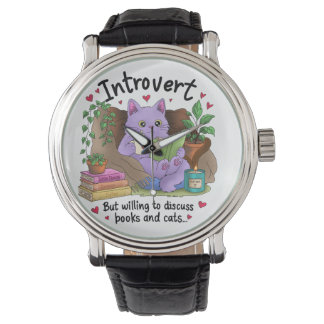 Introvert But Willing to Discuss Books and Cats Watch