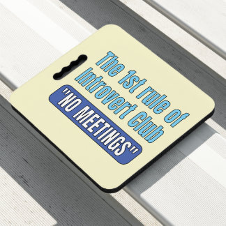 Introvert Club    T-Shirt Seat Cushion