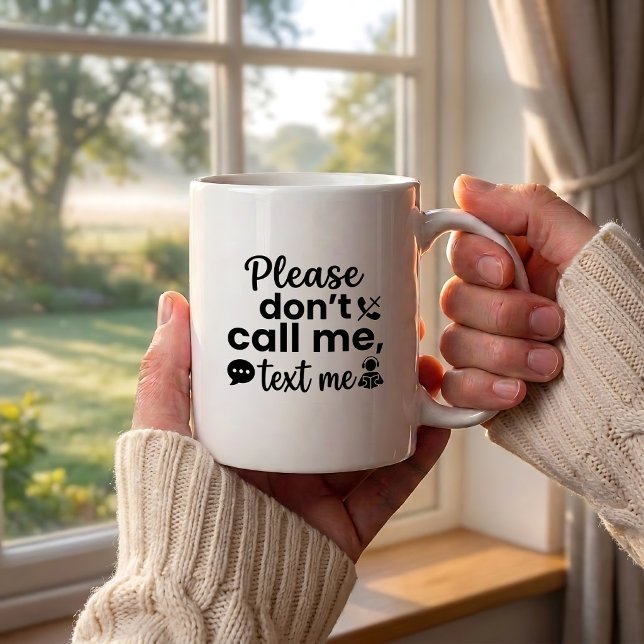 Introvert Coffee Mug Please Don't Quote Design (Creator Uploaded)