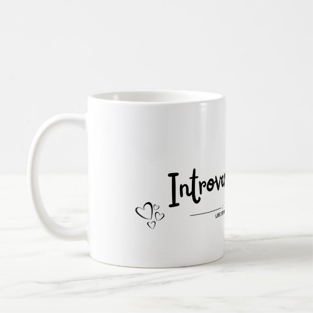 Introvert Energy Mug _Personality Gift  (Left)