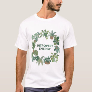 Introvert Energy Nature Aesthetic T-Shirt