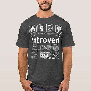 Introvert Label Tote T-Shirt
