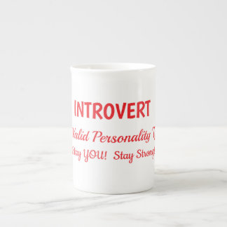 Introvert Love Bone China Mug