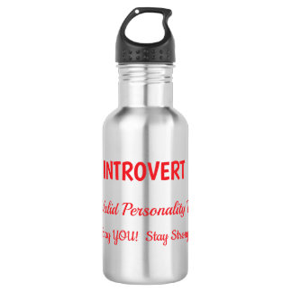 Introvert Love Stainless Steel Water Bottle