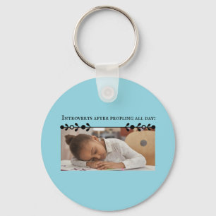 Introvert Meme Keychain