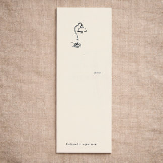 Introvert Minimalist Line Art Quiet Solitude Bookmarks