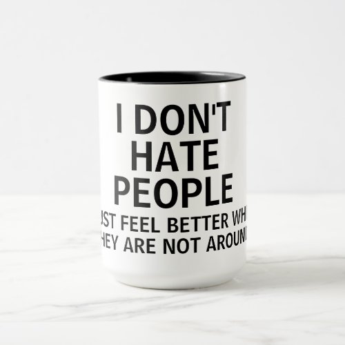 Introvert People Funny Quote Mug
