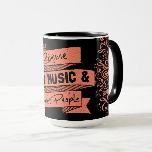 Introvert personality loud music quiet people mug