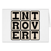 Introvert, Personality Trait (Front Horizontal)