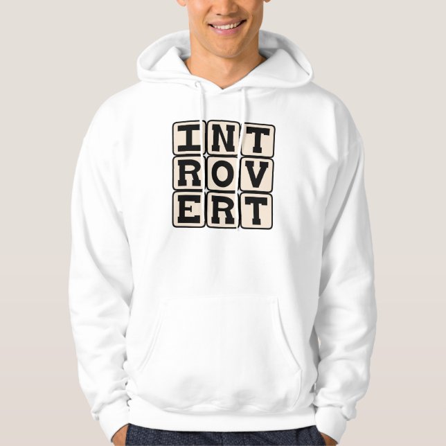 Introvert, Personality Trait Hoodie (Front)