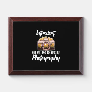 Introvert Photography Award Plaque