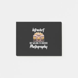 Introvert Photography Post-it Notes
