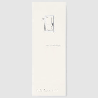 Introvert Quiet Solitude Bookmark