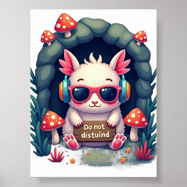 Introvert Social Battery Empty Noise Canceling Hea Poster (Front)