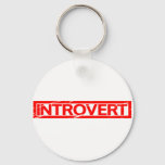Introvert Stamp Keychain