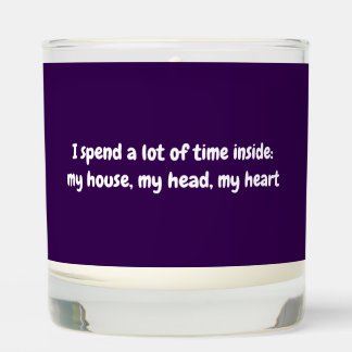 Introvert Vibes Scented Candle