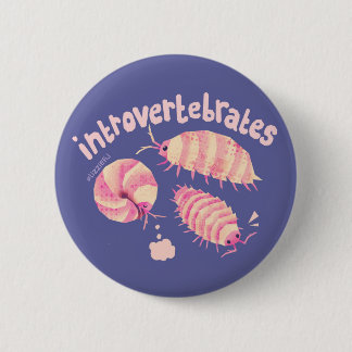 Introvertebrates isopods badge button