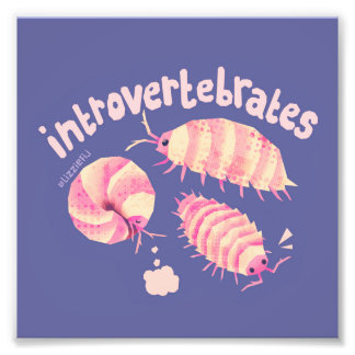 Introvertebrates isopods - small art print
