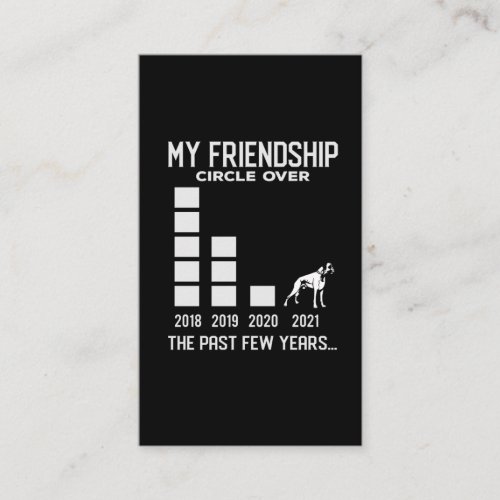 Introverted Boxer Dog Owner Pet Friendship Love Business Card