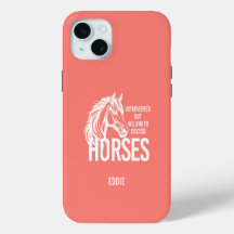 Introverted but willing to discuss horses funny