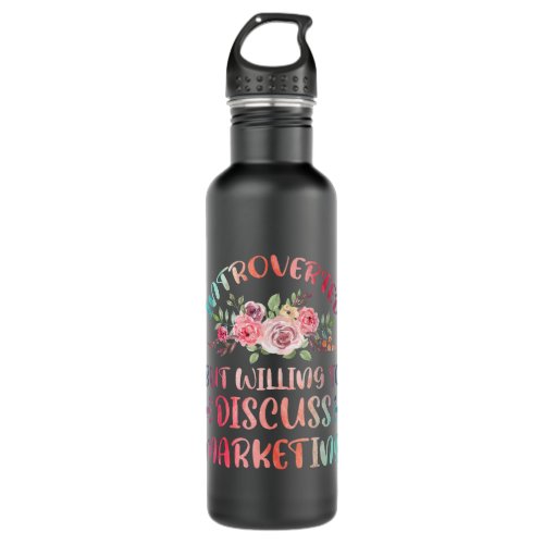 Introverted but willing to discuss Marketing Stainless Steel Water Bottle