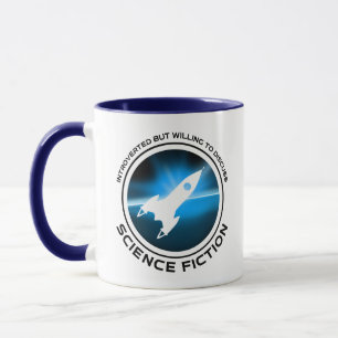 Introverted But Willing To Discuss Science Fiction Mug
