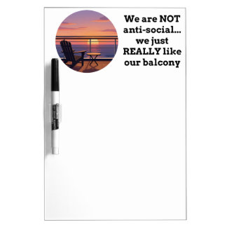Introverted Cruise Couple Door Magnet White Board