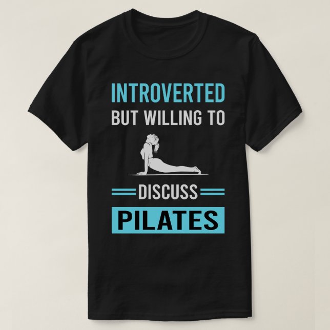 Introverted Pilates T-Shirt (Design Front)