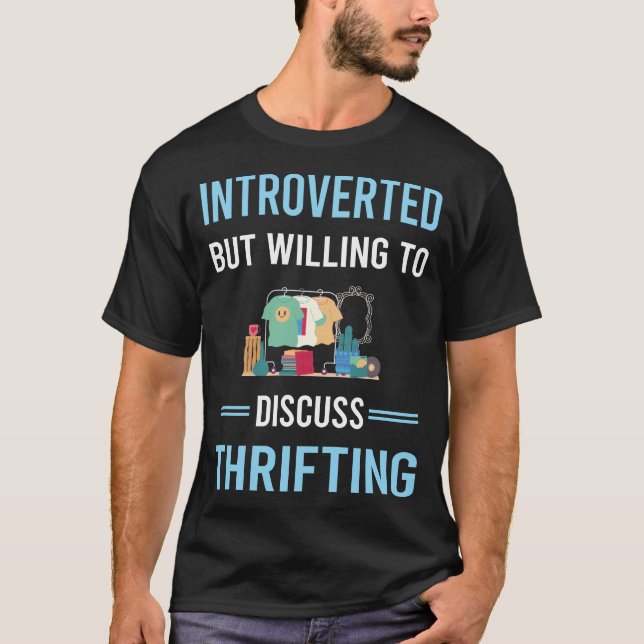 Introverted Thrifting Thrift T-Shirt (Front)