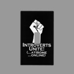 Introverts Unite, At Home, Online, Funny Light Switch Cover