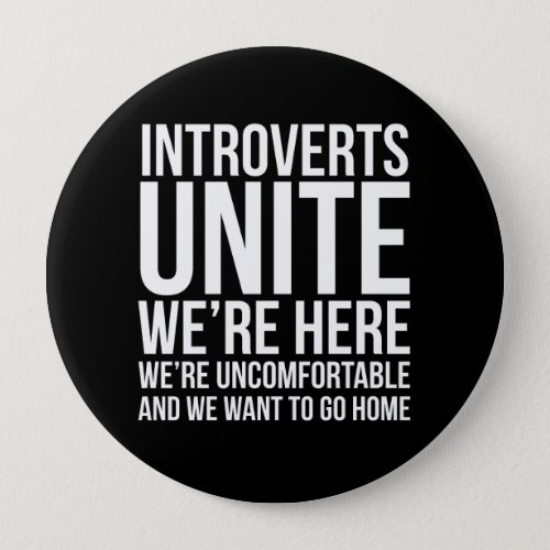 Introverts Unite Button