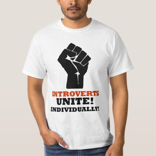 Introverts Unite Individually T_Shirt