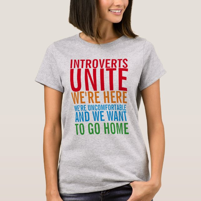 INTROVERTS UNITE T-Shirt (Front)