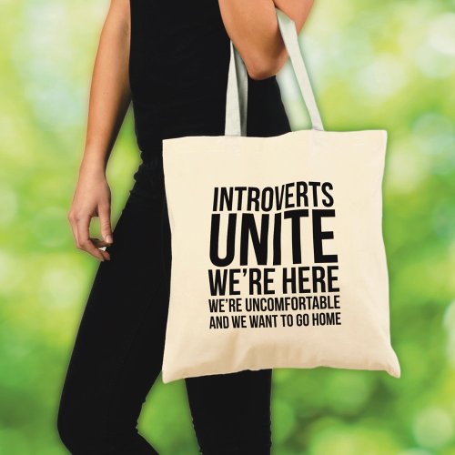 Introverts Unite Tote Bag