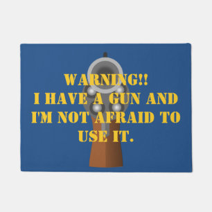 Intruder Warning Door Mat