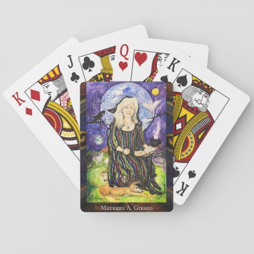 Intuition Dowsing Greyhound  Poker Cards