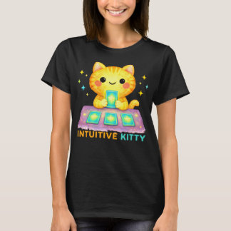 Intuitive Kitty Tarot Cat Cute Spiritual Cat T-Shirt