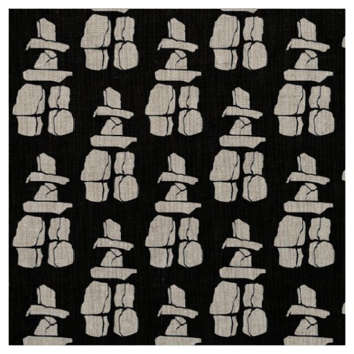 Inuit Art Fabric Vancouver Inukshuk Fabrics Linens
